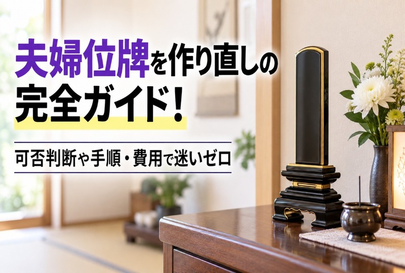 画像753：夫婦位牌を作り直しの完全ガイド！可否判断や手順・費用で迷いゼロ